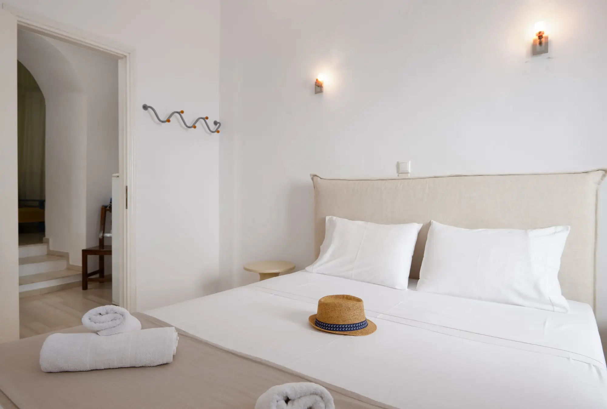 Appartement Eos : chambre avec lit double